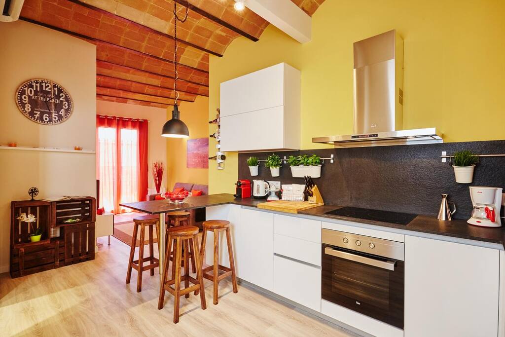 Open flat