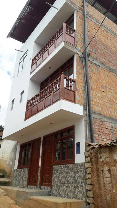 Exterior del hostel