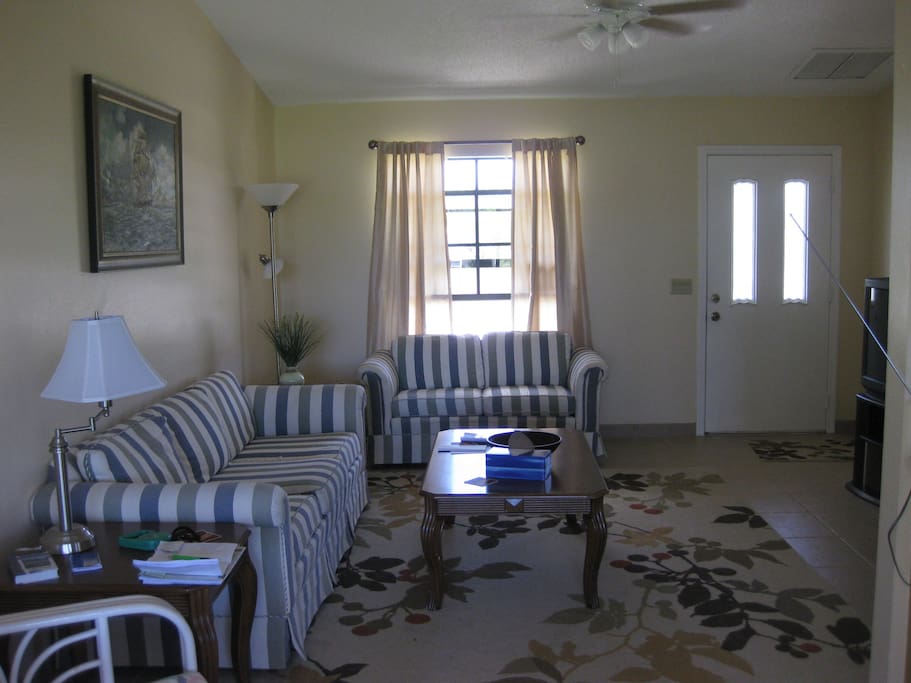 The living room