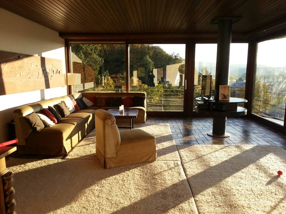Wohnzimmer am Abend