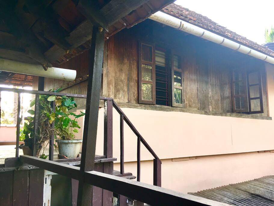 the available wooden cabin is on top of our home