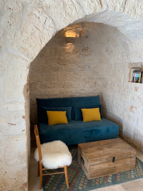 Popular Airbnb listing: Magical Trullo on a hillside - near Ostuni in Ostuni