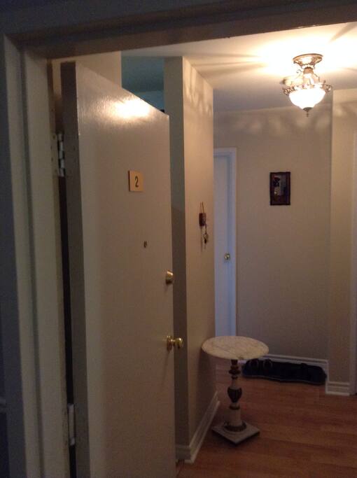 Entrance to apartment.