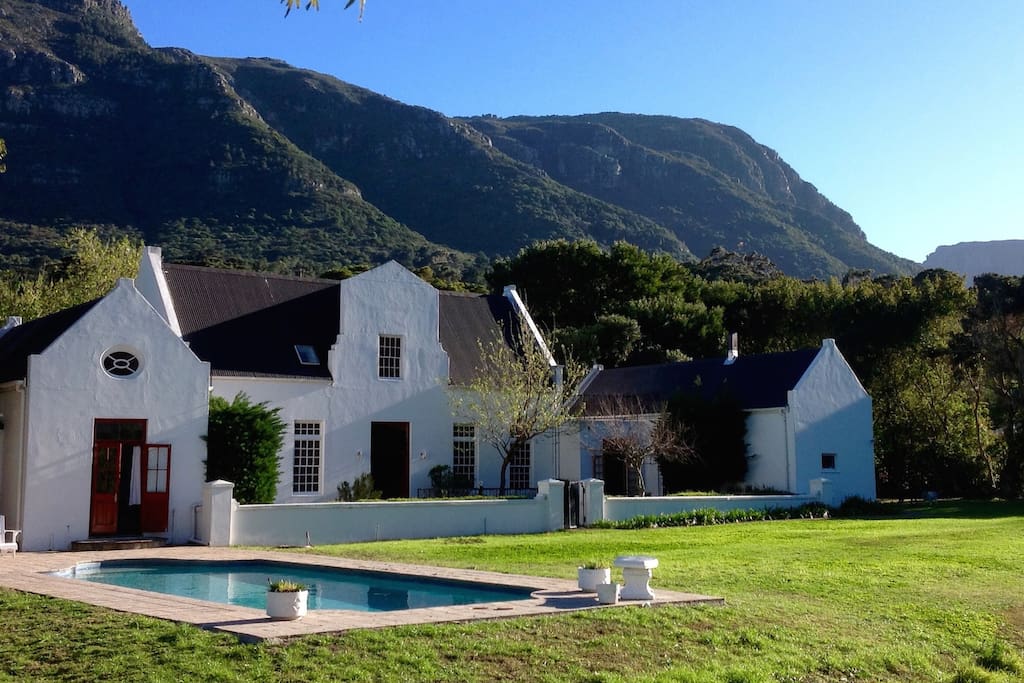 Base yourself at this Cape Dutch home near beaches, vineyards, and mountain trails.