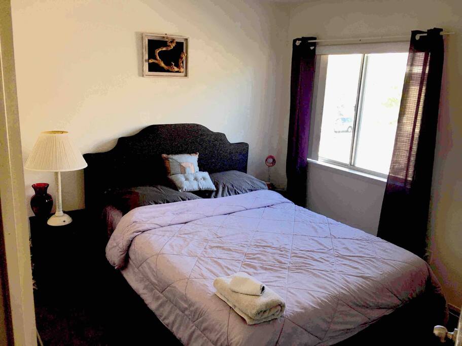 Private room with 35 inch smart TV with Netflix available