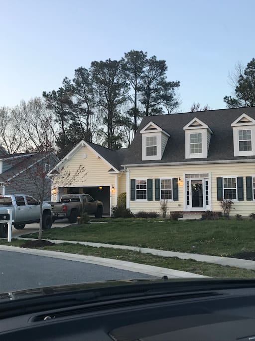 Two story nestled on a back lot with private back deck!