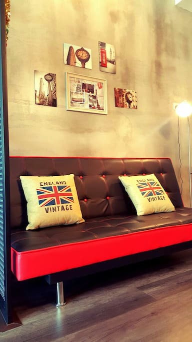 Sofa bed resting area