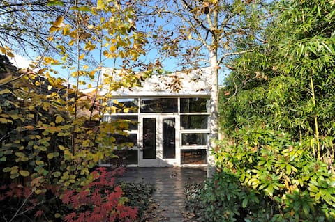 Entire house studio house in garden near centre