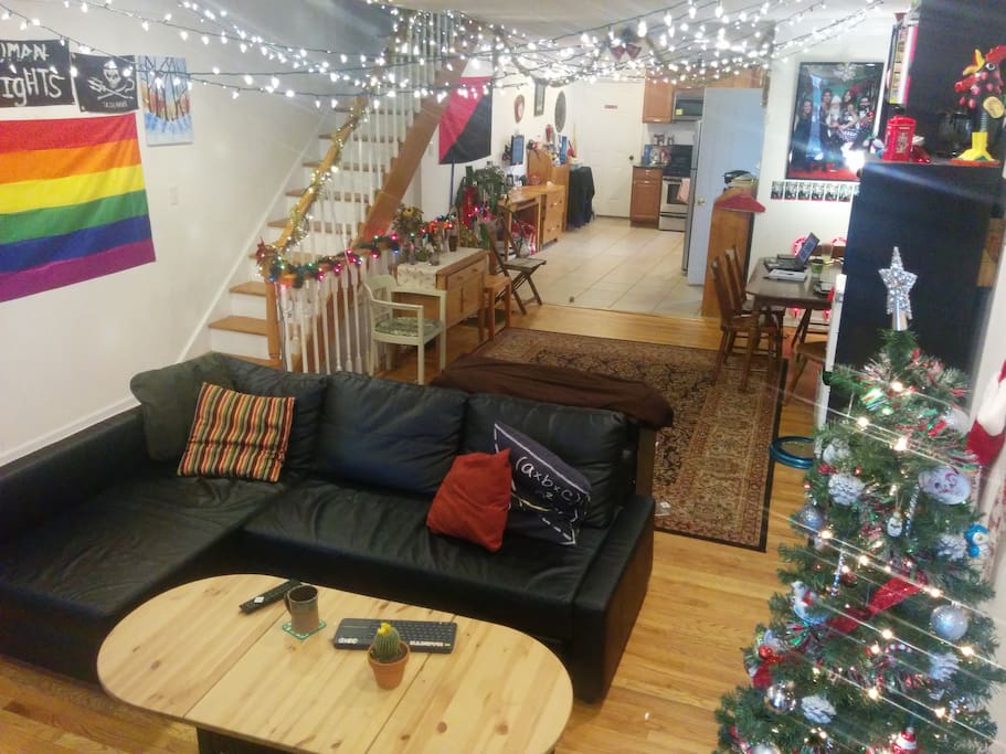 The living room