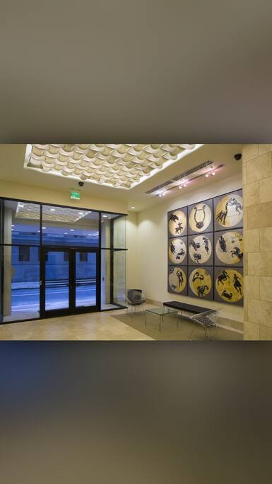 Lobby and elevator access