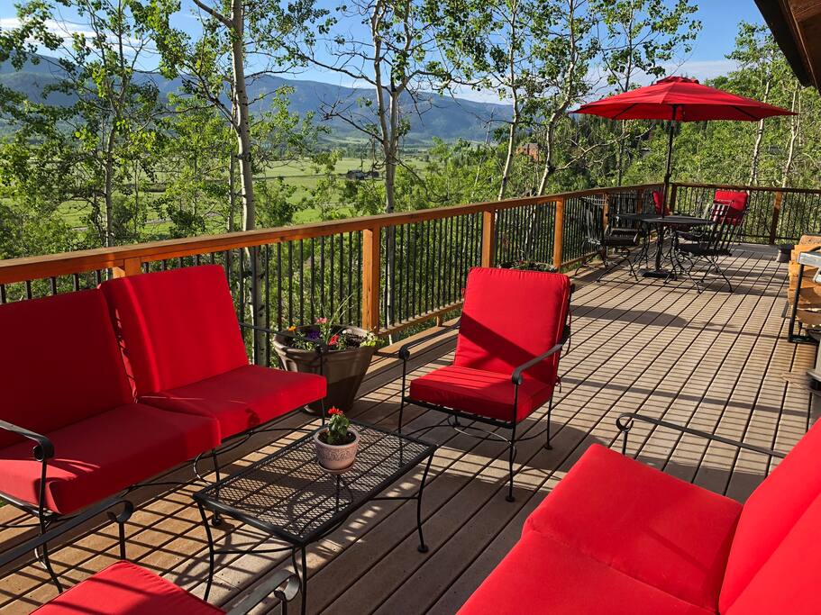 Comfy new deck cushions