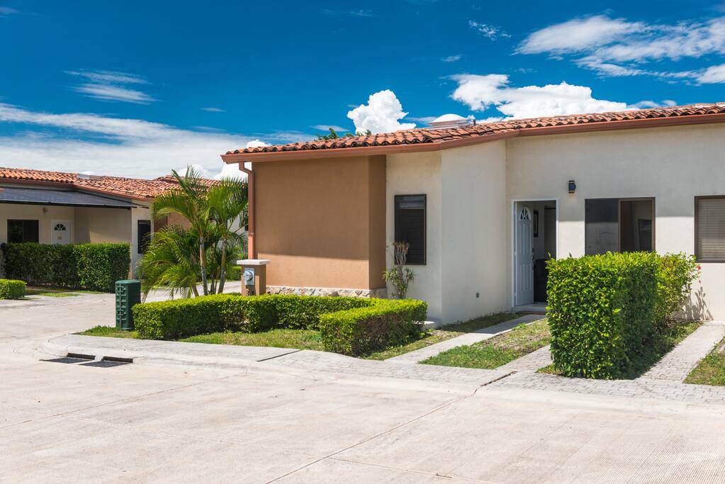 Front view of the house