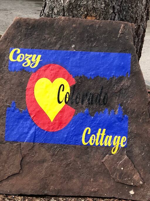 When you see this rock in the front yard, you’ll know you have arrived!
