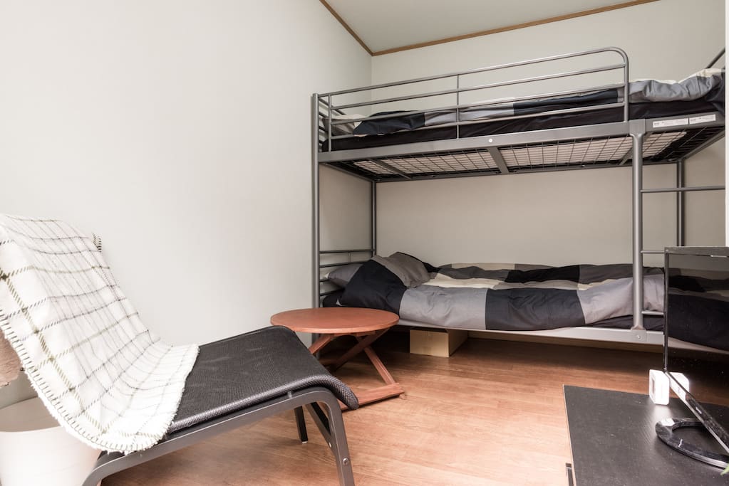Not so spacious room, but a
comforting space.