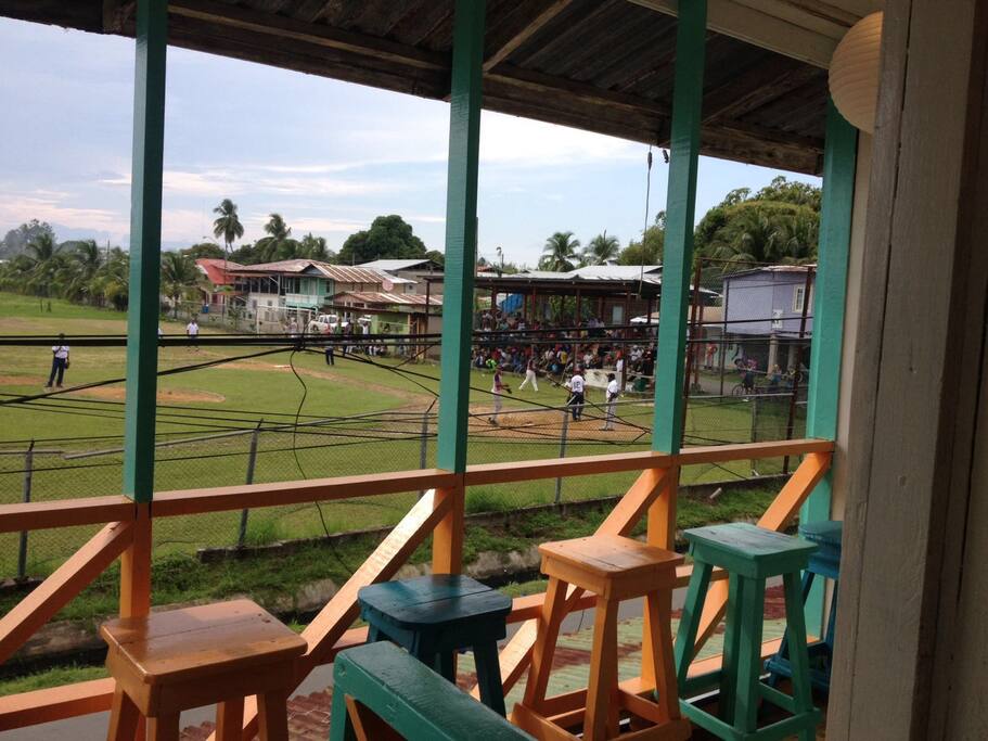 View on the Baseball stadion in the weekend!