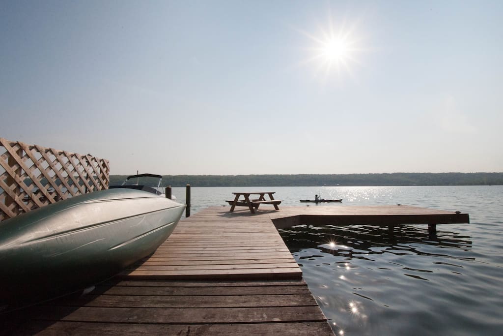 Rental comes with canoe (and two kayaks).