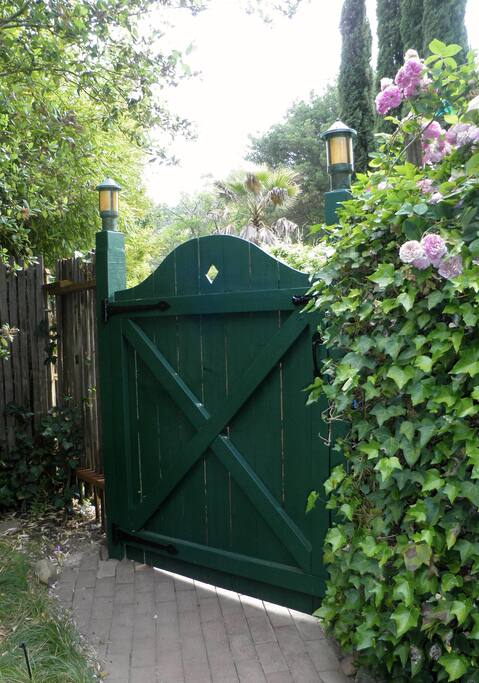 Come through the entry gate and you are in your own private nature preserve.