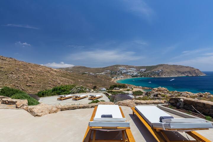 Mykonos Villa Lagoon – Views Over Elia Beach gallery image 3
