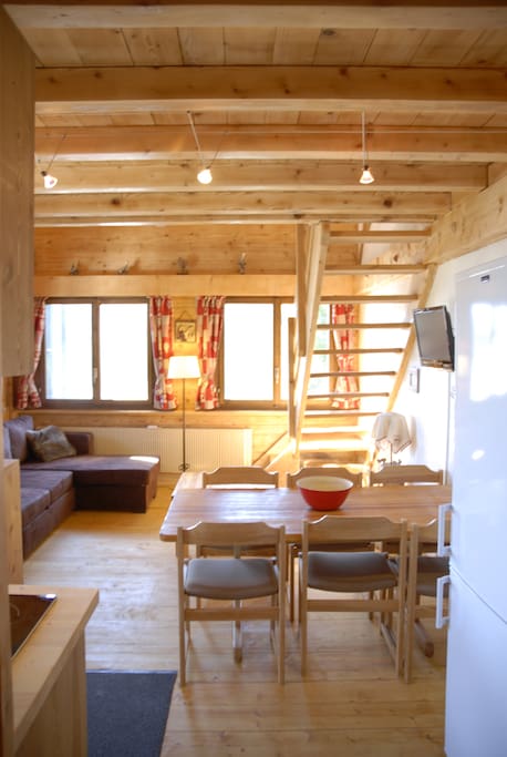 Living Area with sofa bed