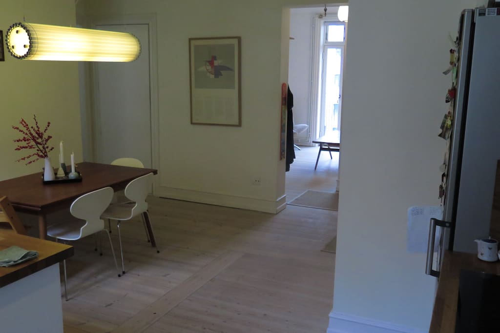 Kitchen, livingroom in the background.