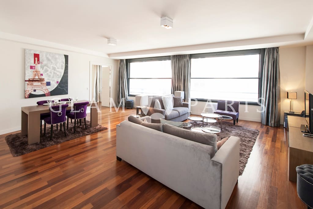 livig room - dining area