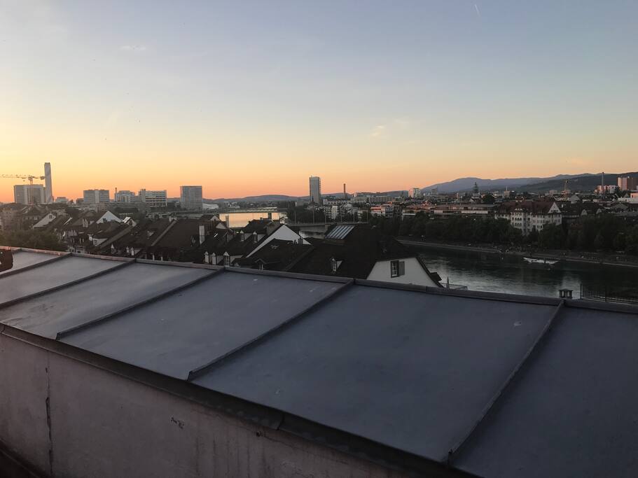View from roof terrace