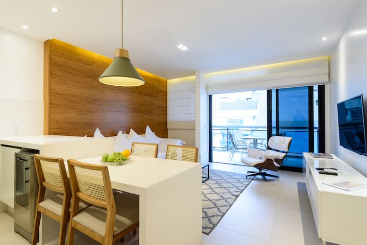 Next to the beach, pool, luxury and design