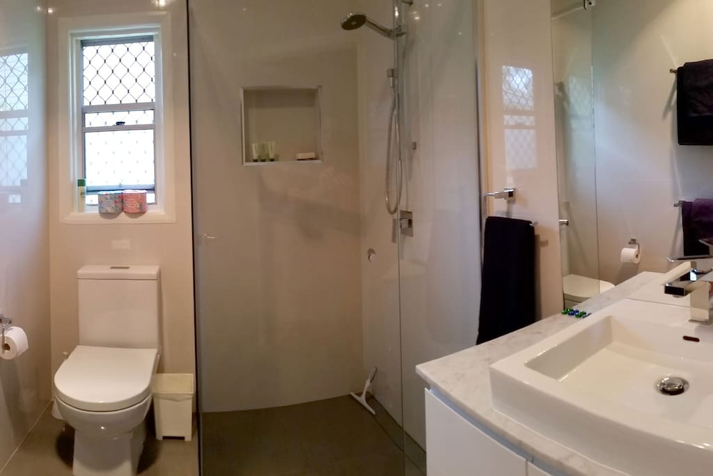 Your private bathroom.