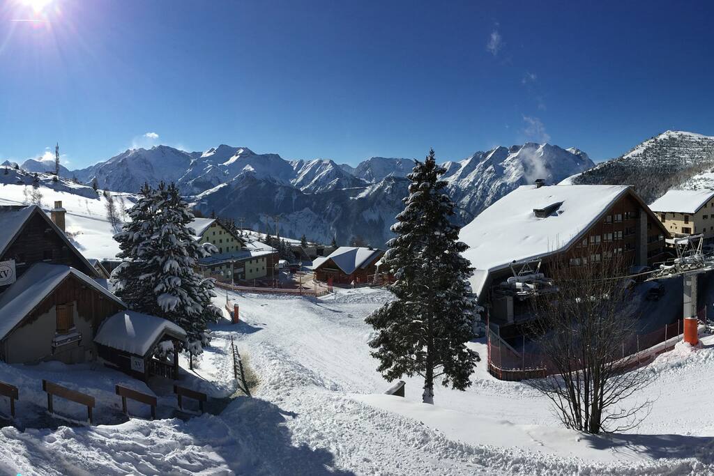 vue du balcon