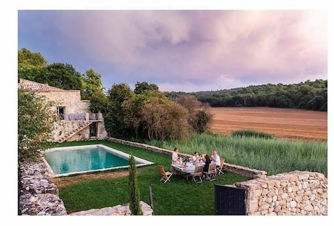 Bastide XVIII en Provence, Parc Naturel du Luberon