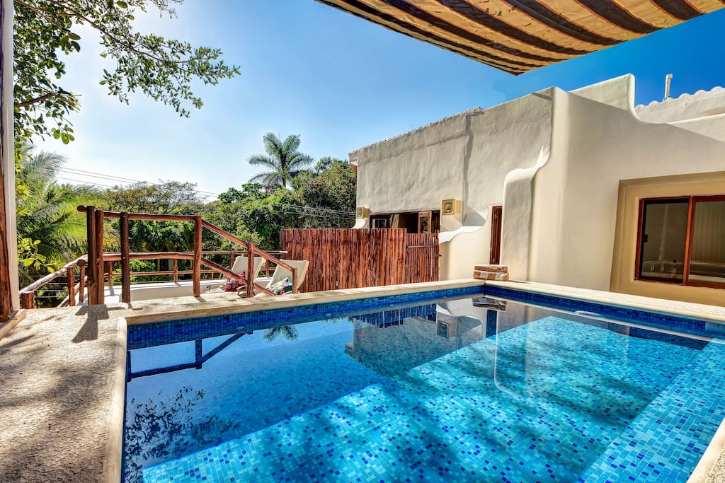 the pool