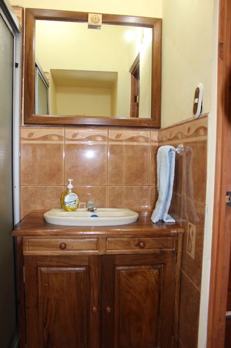 Baño compartido.