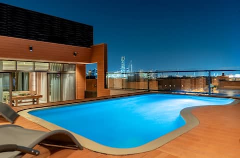 Luxury apartment with private pool 12
