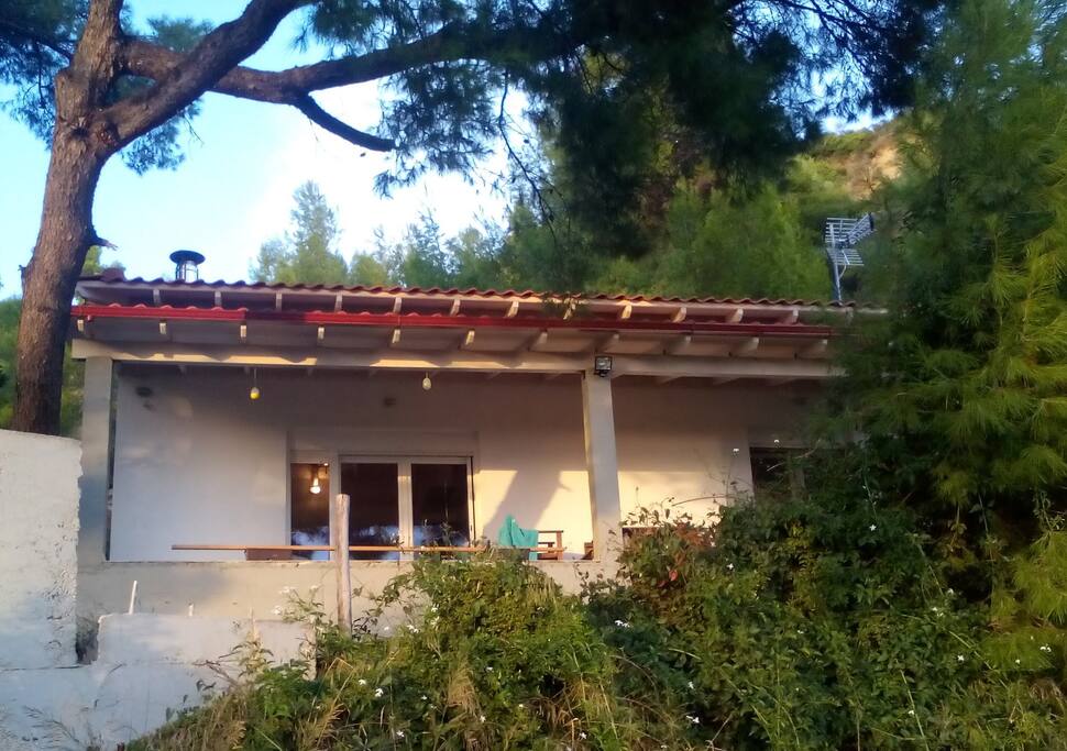 View from the outside of the house