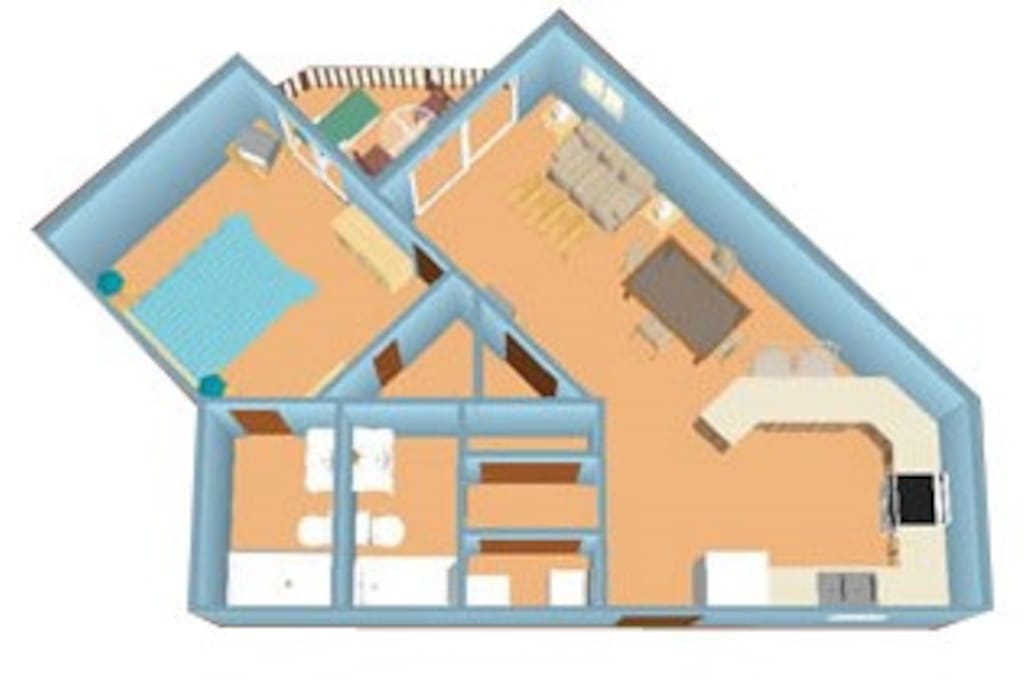 Floor layout of unit