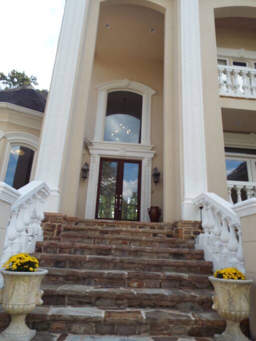 Dramatic Front Entrance