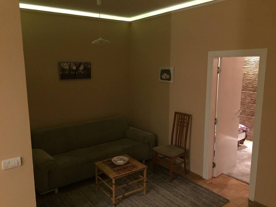 living room and couch