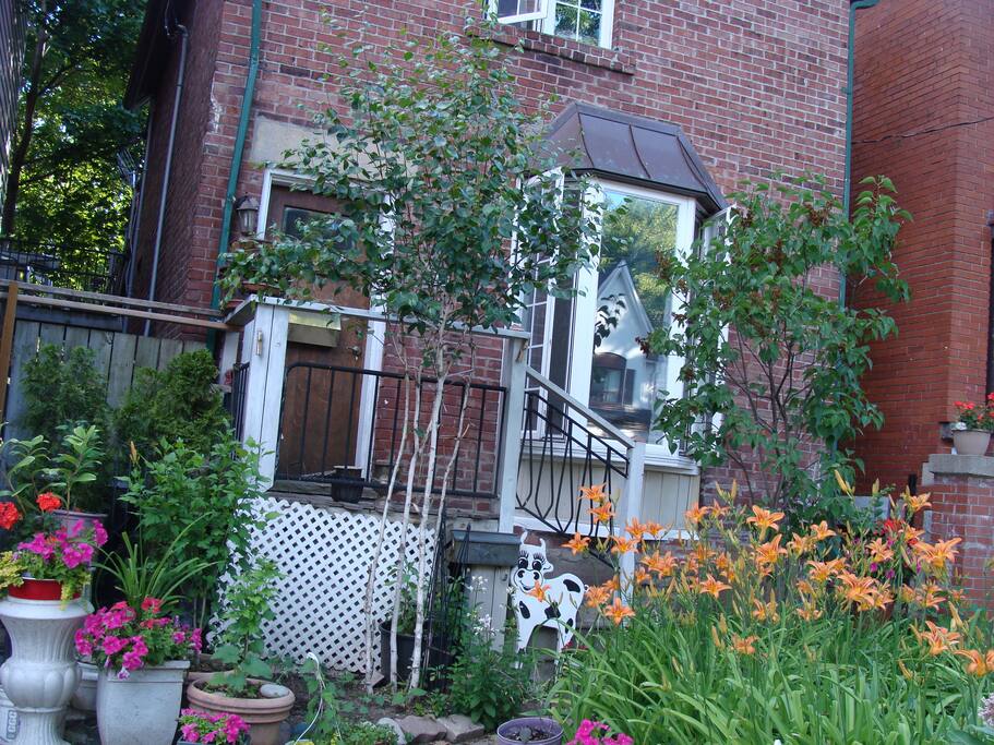 Front view of house