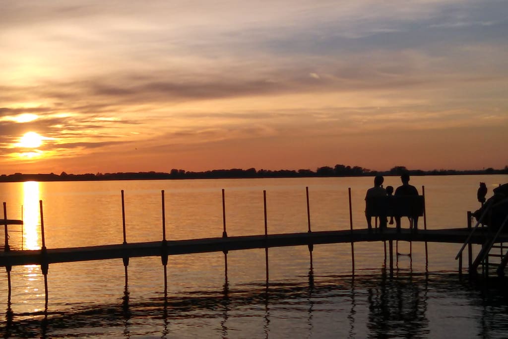 Romantic Lake Sunsets