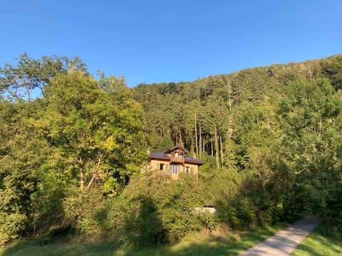 Peaceful oasis, surrounded by nature.