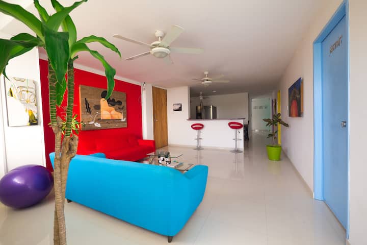 Ideal For Couples, Walk To Beach & Downtown - San Andrés