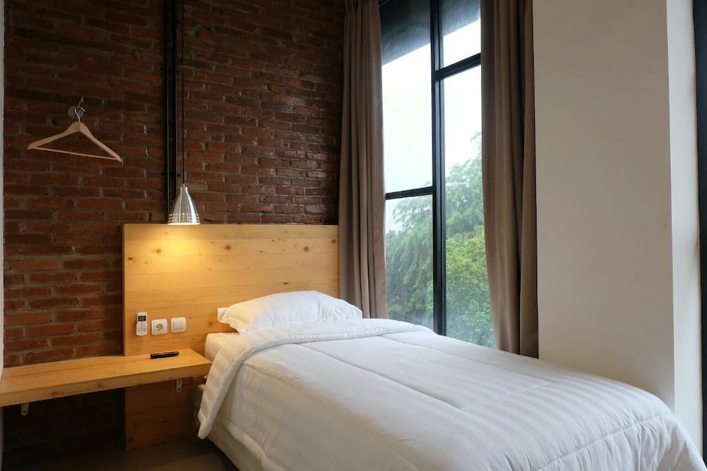 Our Deluxe Room For One Person With A Green View . It Just Perfect
