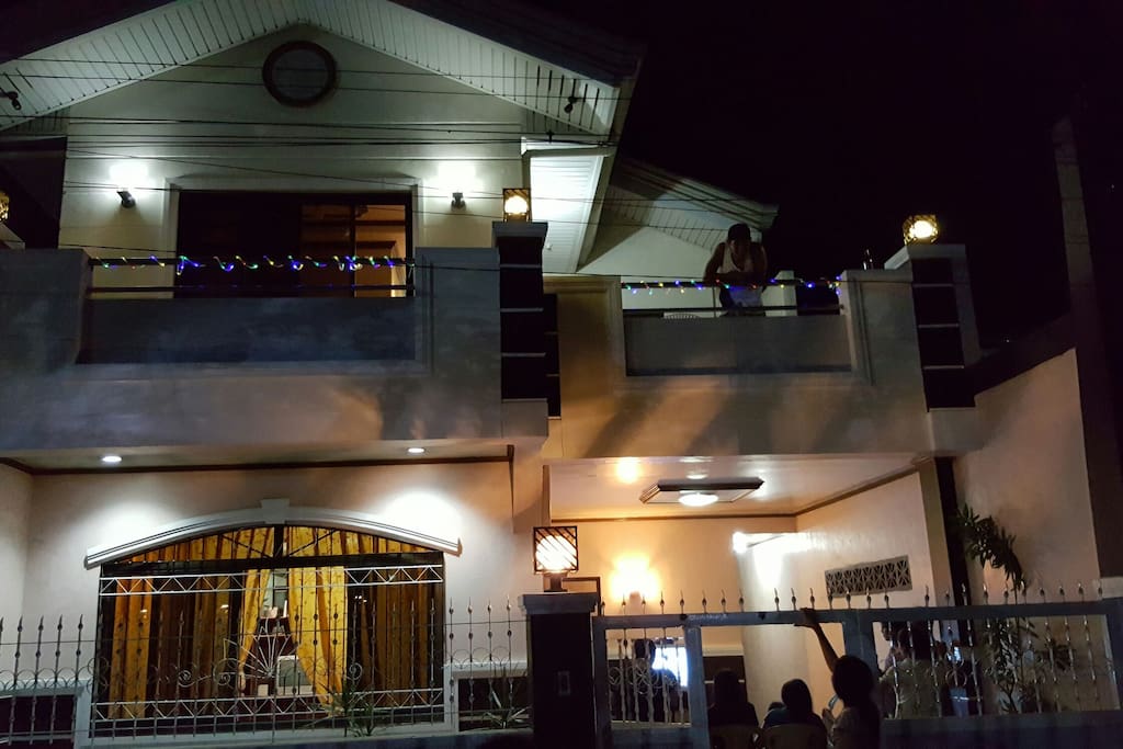 House at night