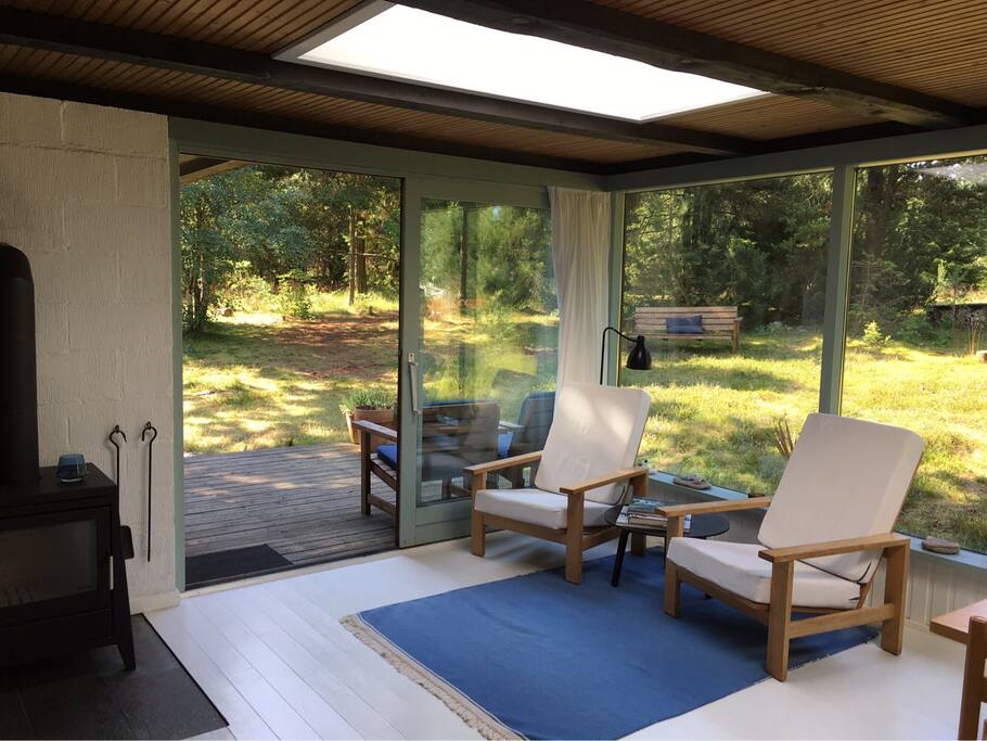 Stue og udgang til terrasse