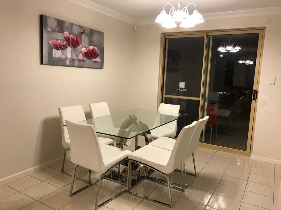 Downstairs dining area