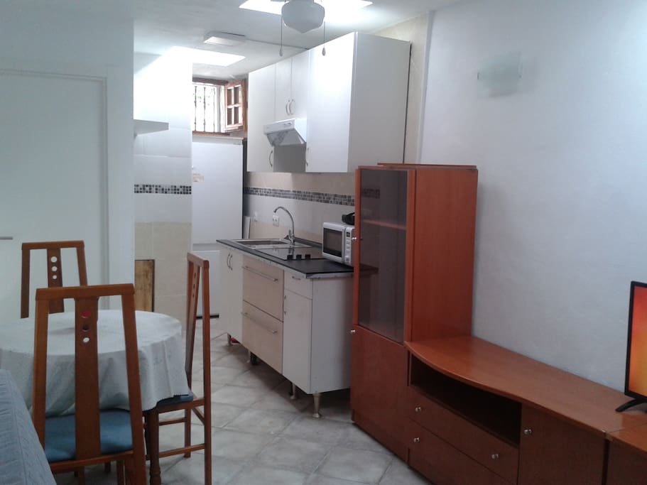 salón y cocina
