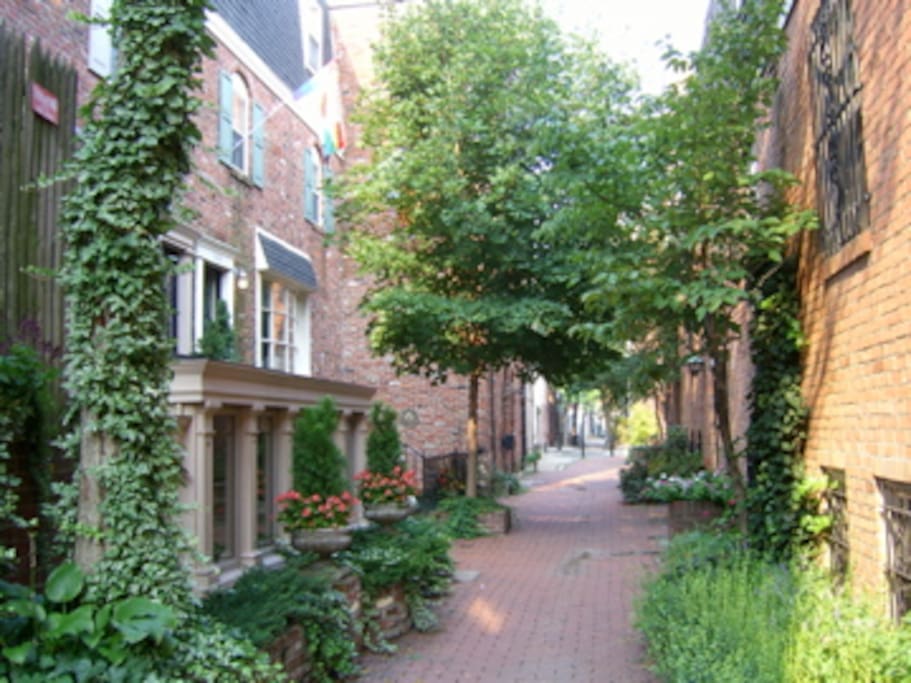 The walkway