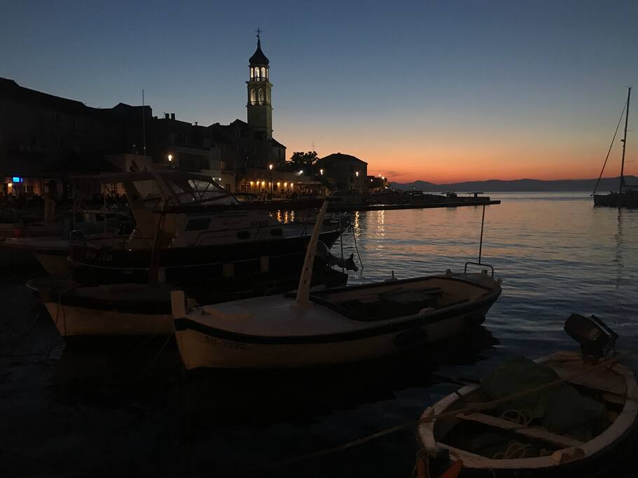 Romantic evenings in the town