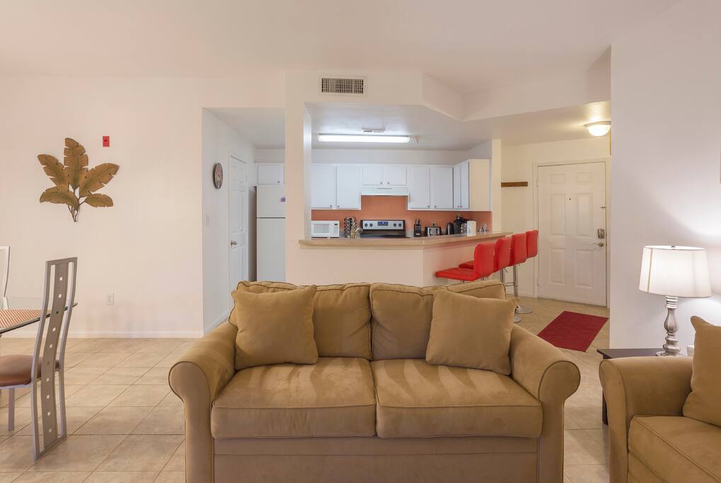 Living Room and Kitchen
