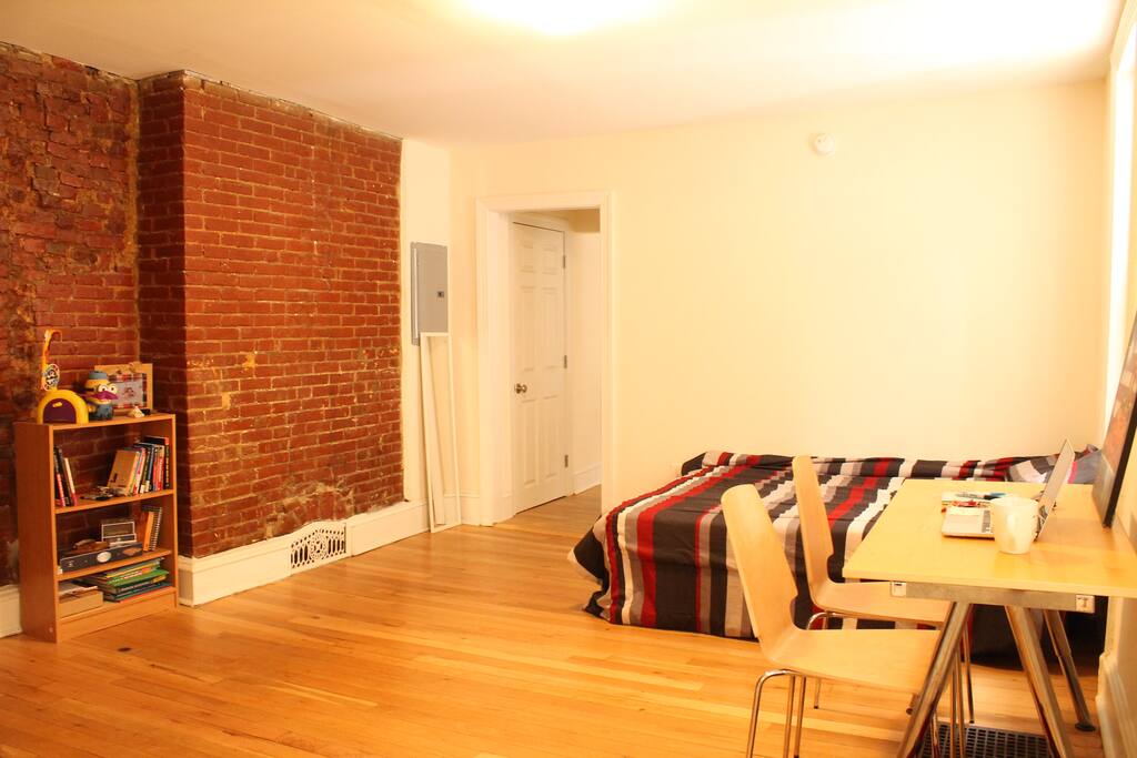 This is your space -Large room with queen size bed, lots of windows and sunshine :)
